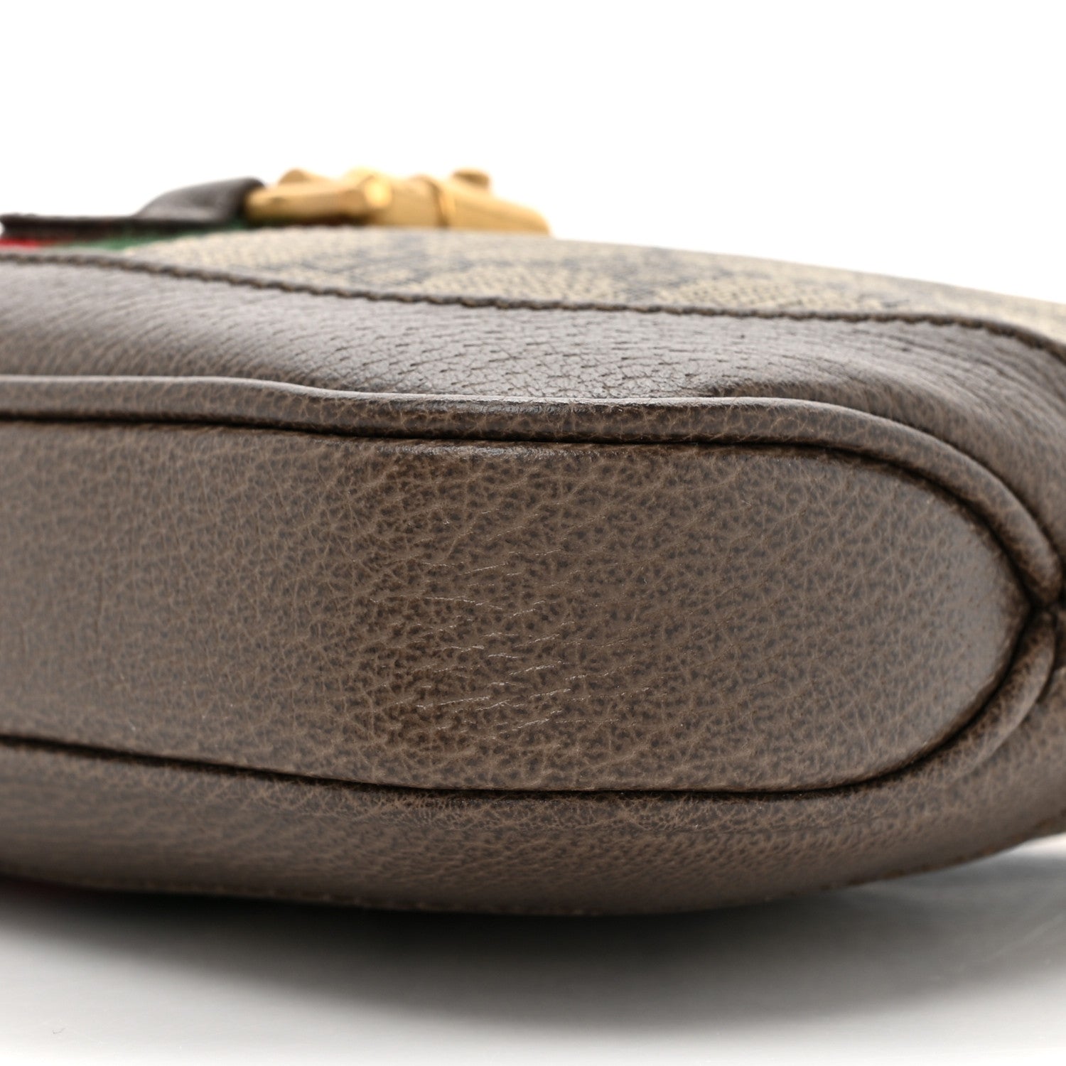 Gucci X BALENCIAGA BB Supreme Monogram Calfskin Web Mini Jackie 1961 Hobo Beige Ebony 10 of 11