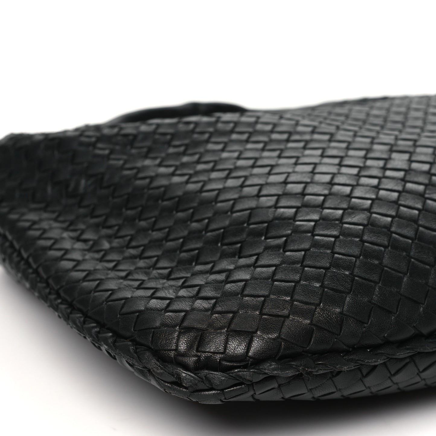Nappa Intrecciato Large Veneta Hobo Black