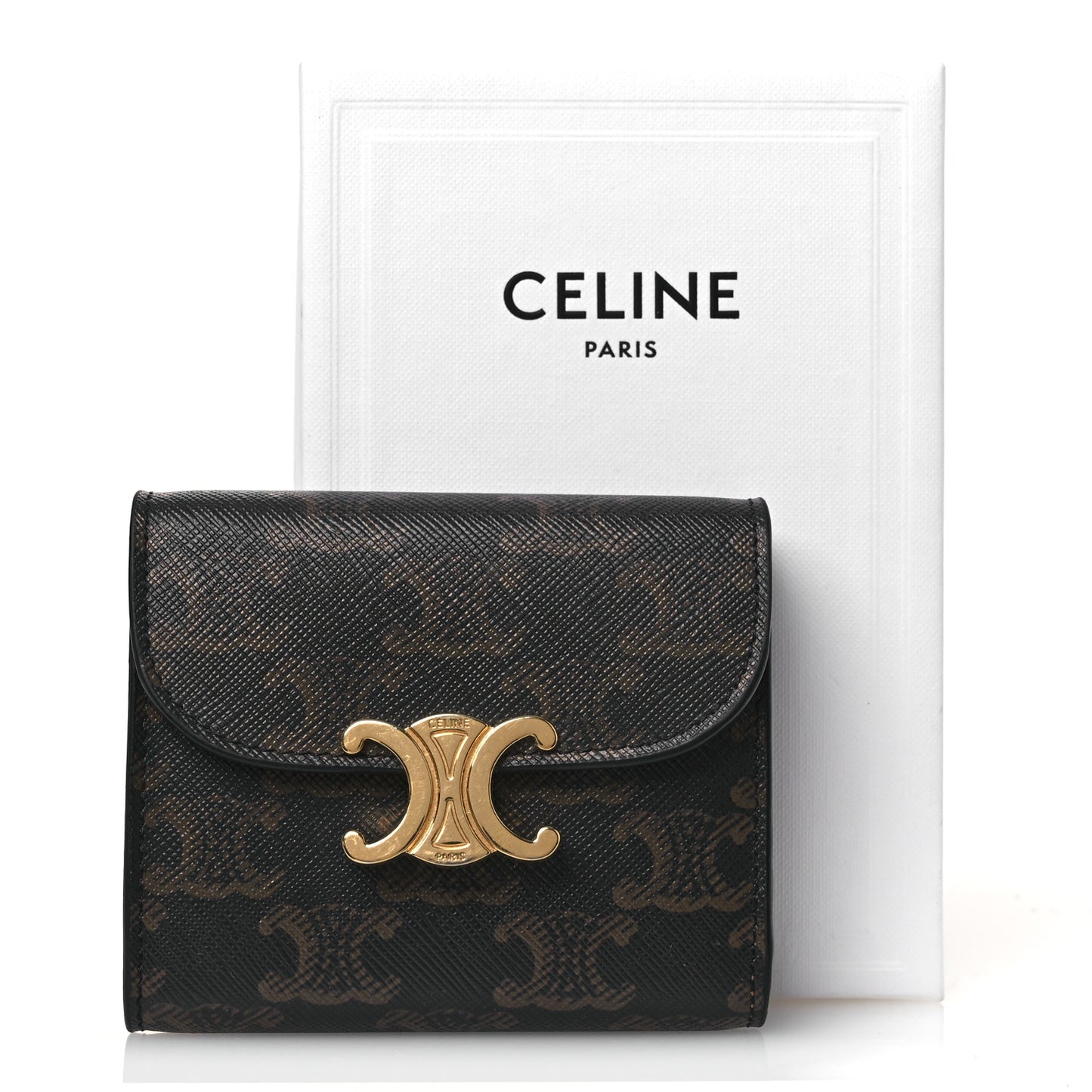 Triomphe Canvas Small Triomphe Wallet Tan