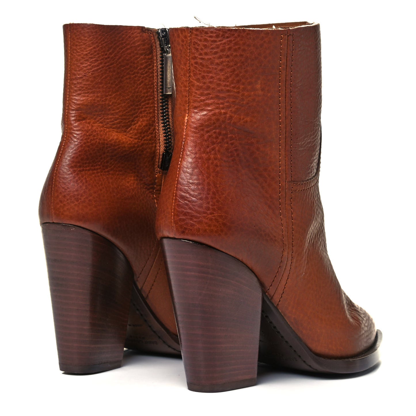 Calfskin Theo 95 Zip Boot 37 Cuoio