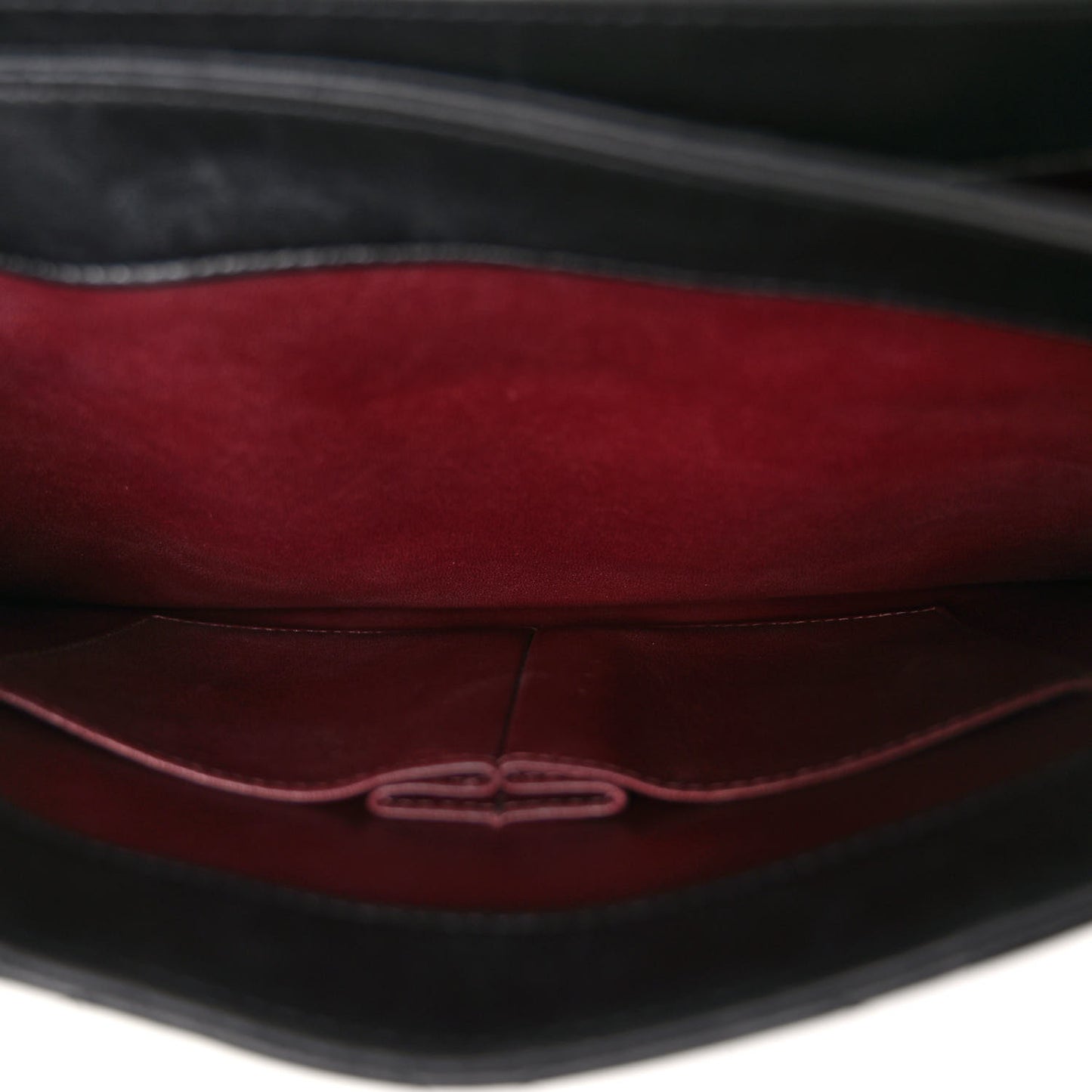 Lambskin Quilted Large Trendy CC Dual Handle Flap Bag Black