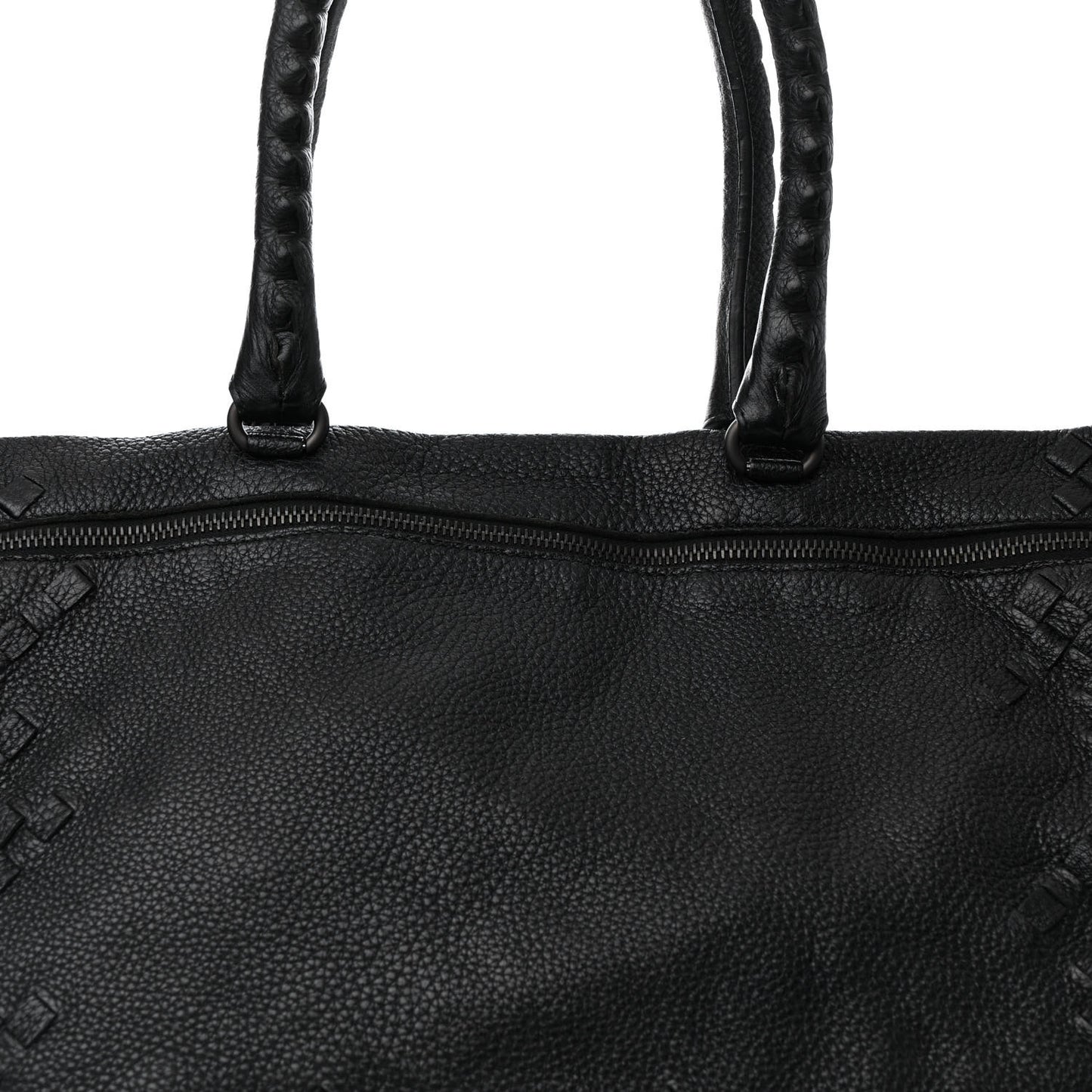 Nappa Intrecciato Tote Black