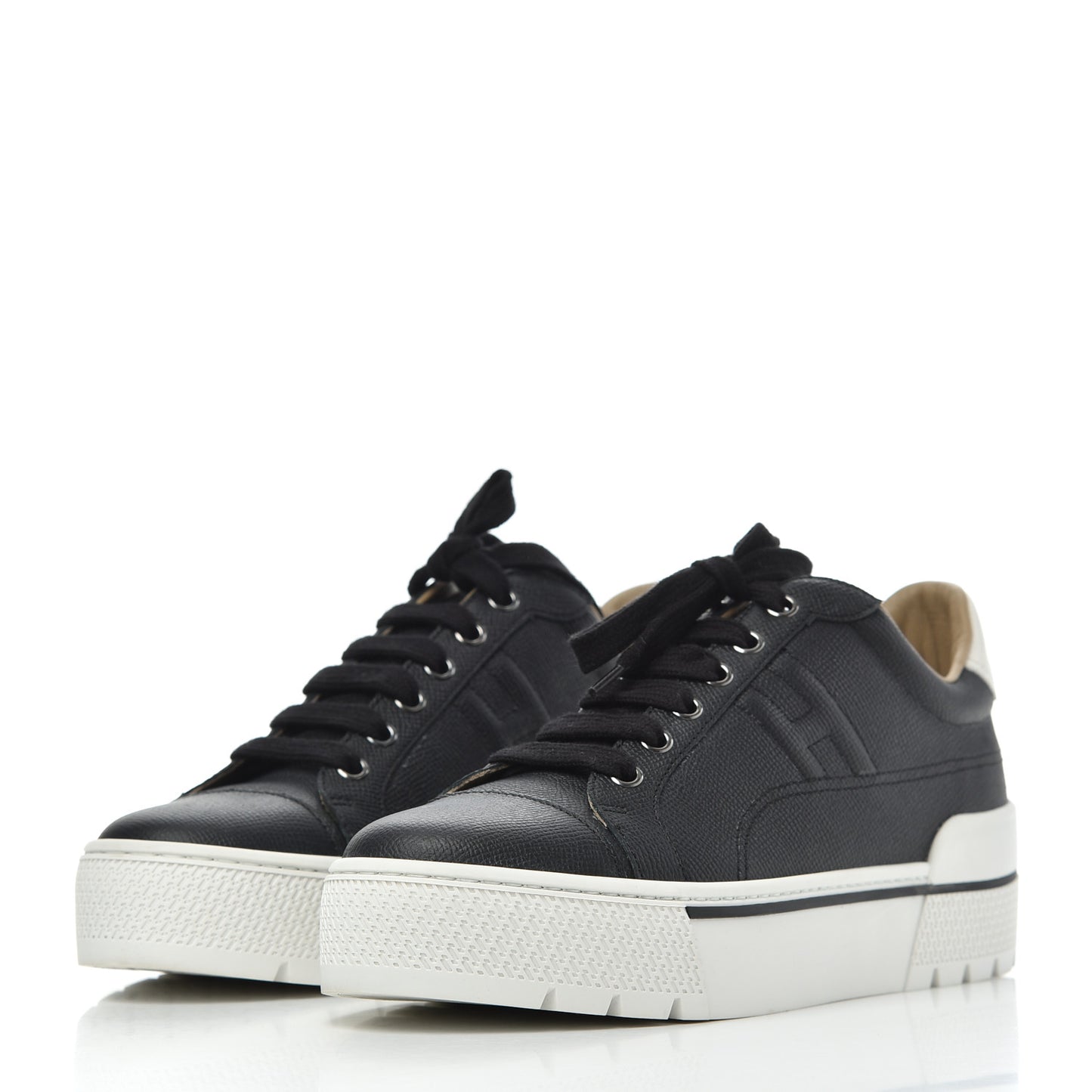 Epsom Womens Voltage Sneakers 37.5 Black White