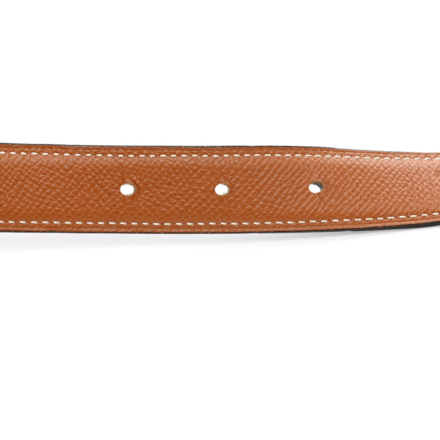 Swift Epsom 24mm Mini Constance H Belt 75 Black Gold