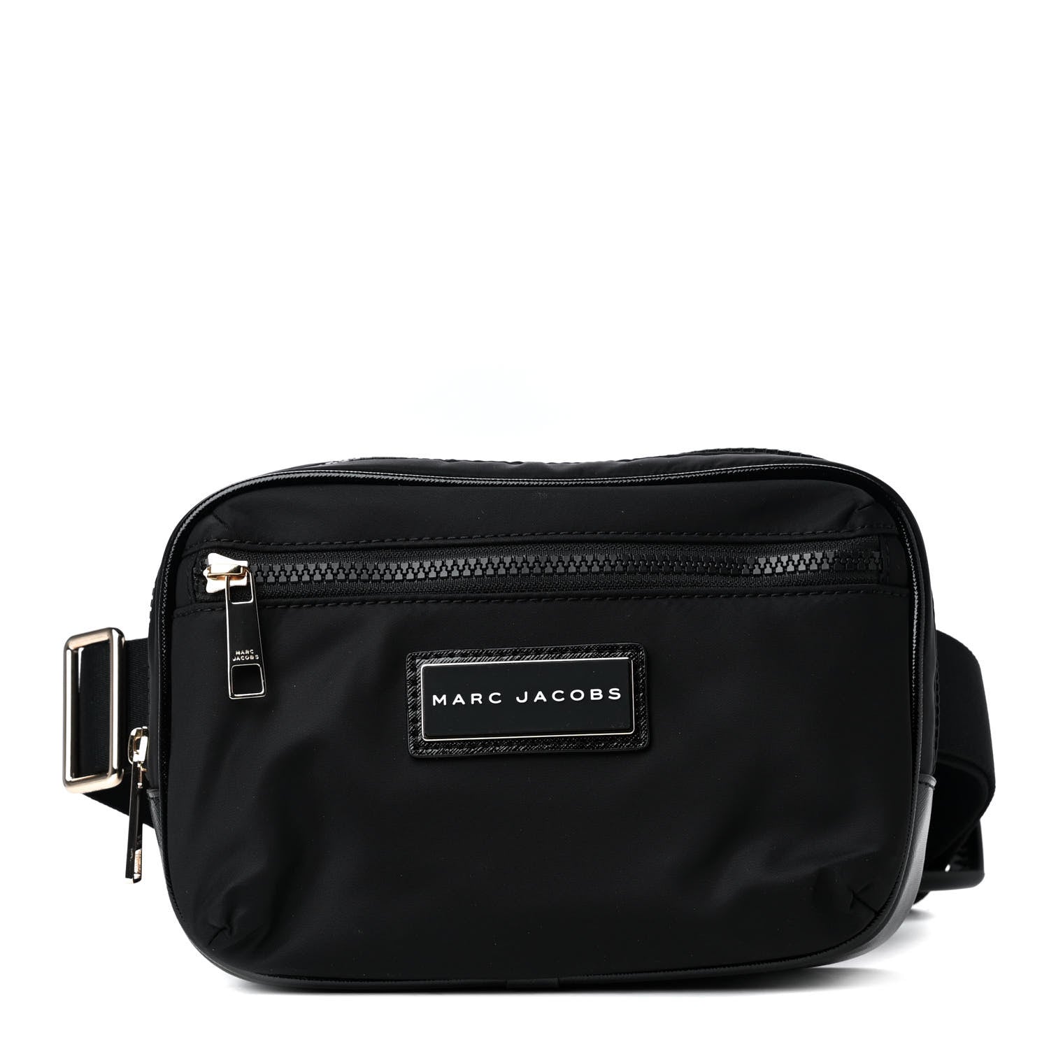 Marc Jacobs Nylon Logo Belt Bag Black 812127 – FASHIONPHILE