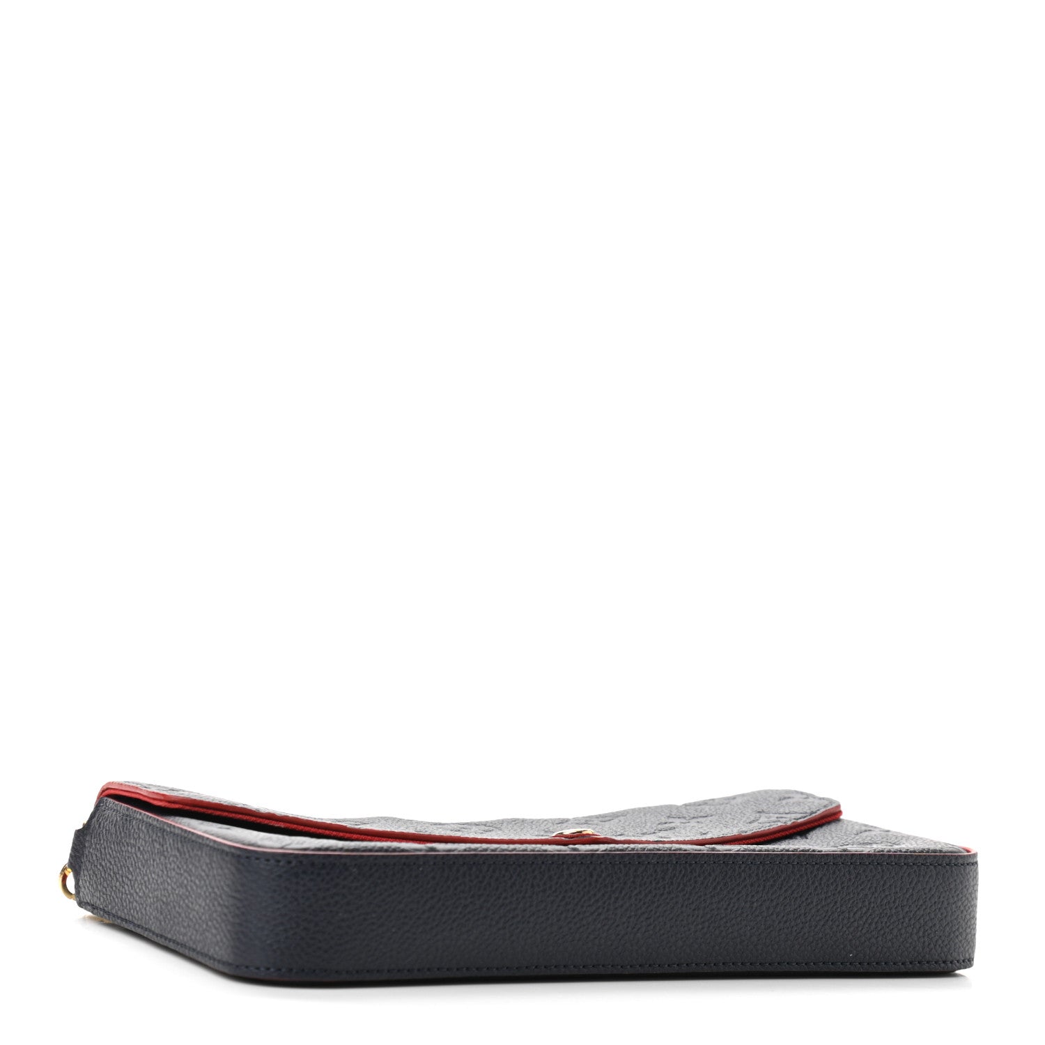 Louis Vuitton Empreinte Pochette Felicie Chain Wallet Marine Rouge 4 of 10