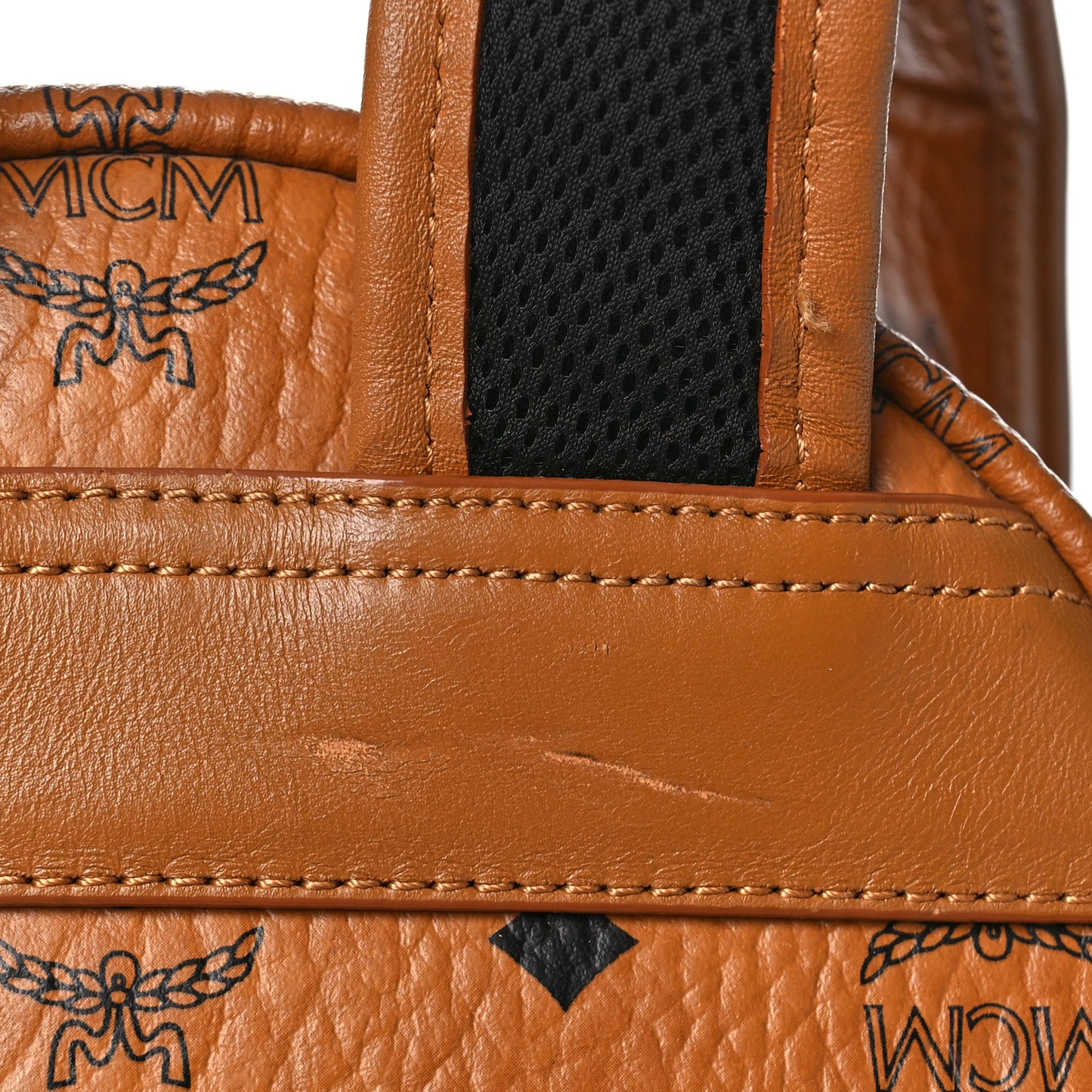 Visetos Studded Medium Stark M Backpack Cognac