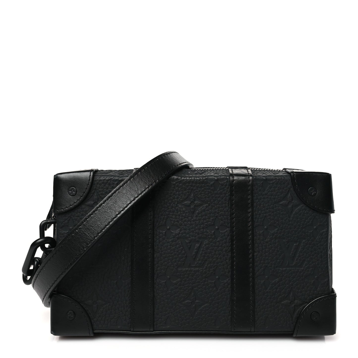 Taurillon Monogram Soft Trunk Wallet Black