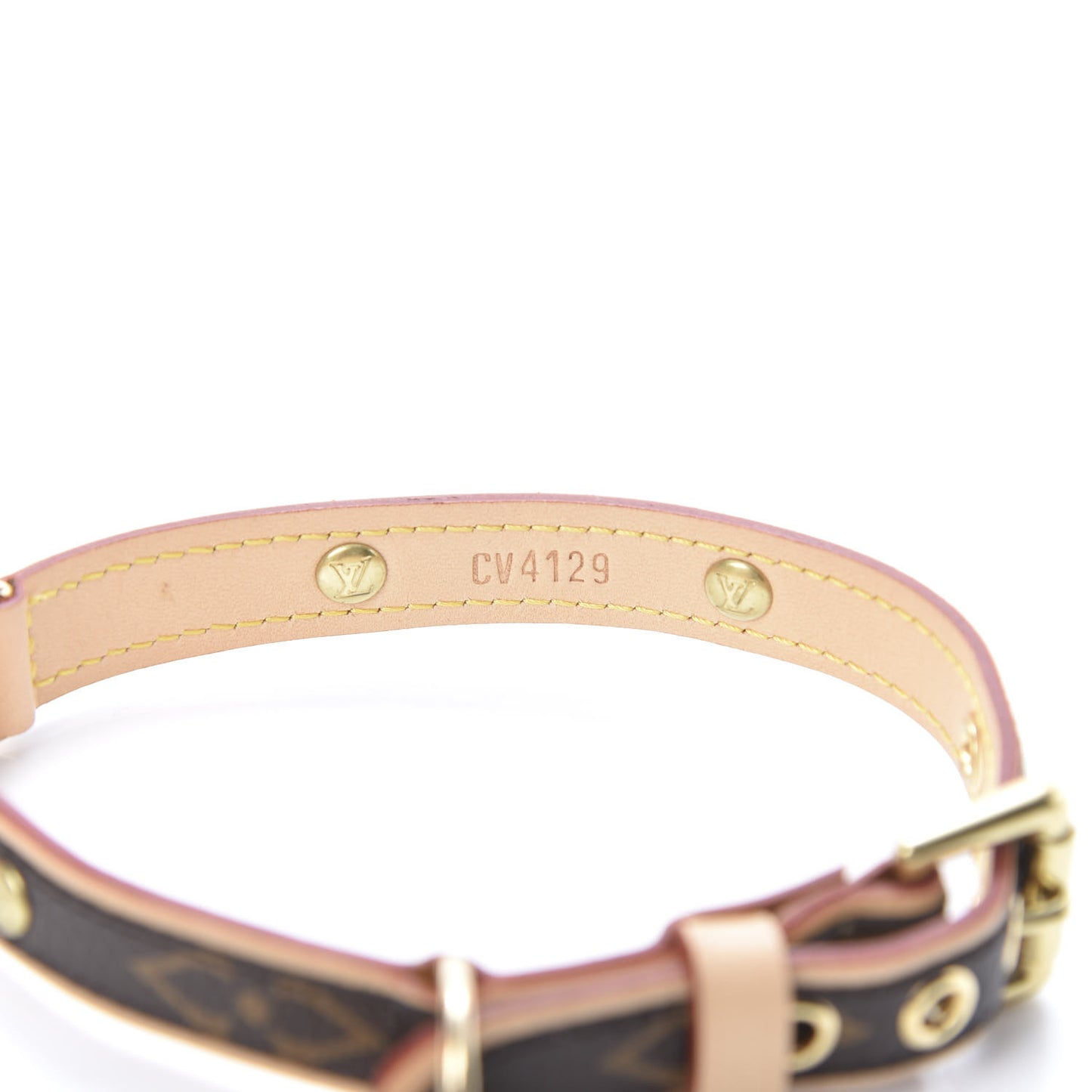 Monogram Baxter Dog Collar PM