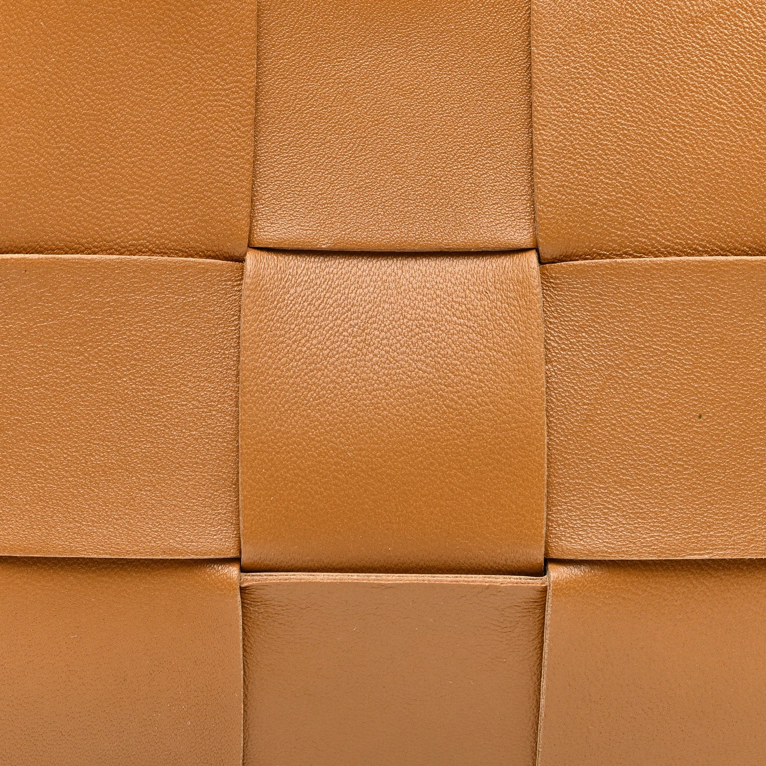 Bottega Veneta Calfskin Maxi Intrecciato Cassette Pouch On Strap Camel 7 of 9