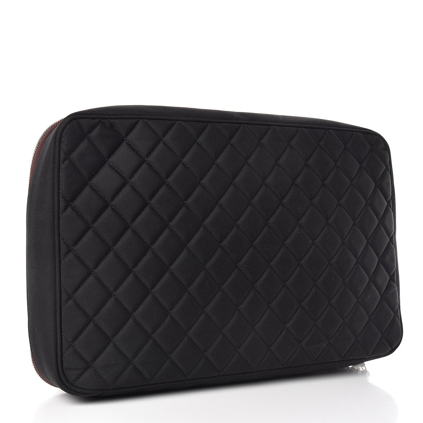 Nylon Quilted Laptop Case Black