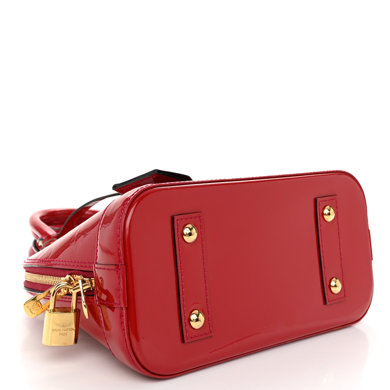 Louis Vuitton Vernis Alma BB Cherry 4 of 10