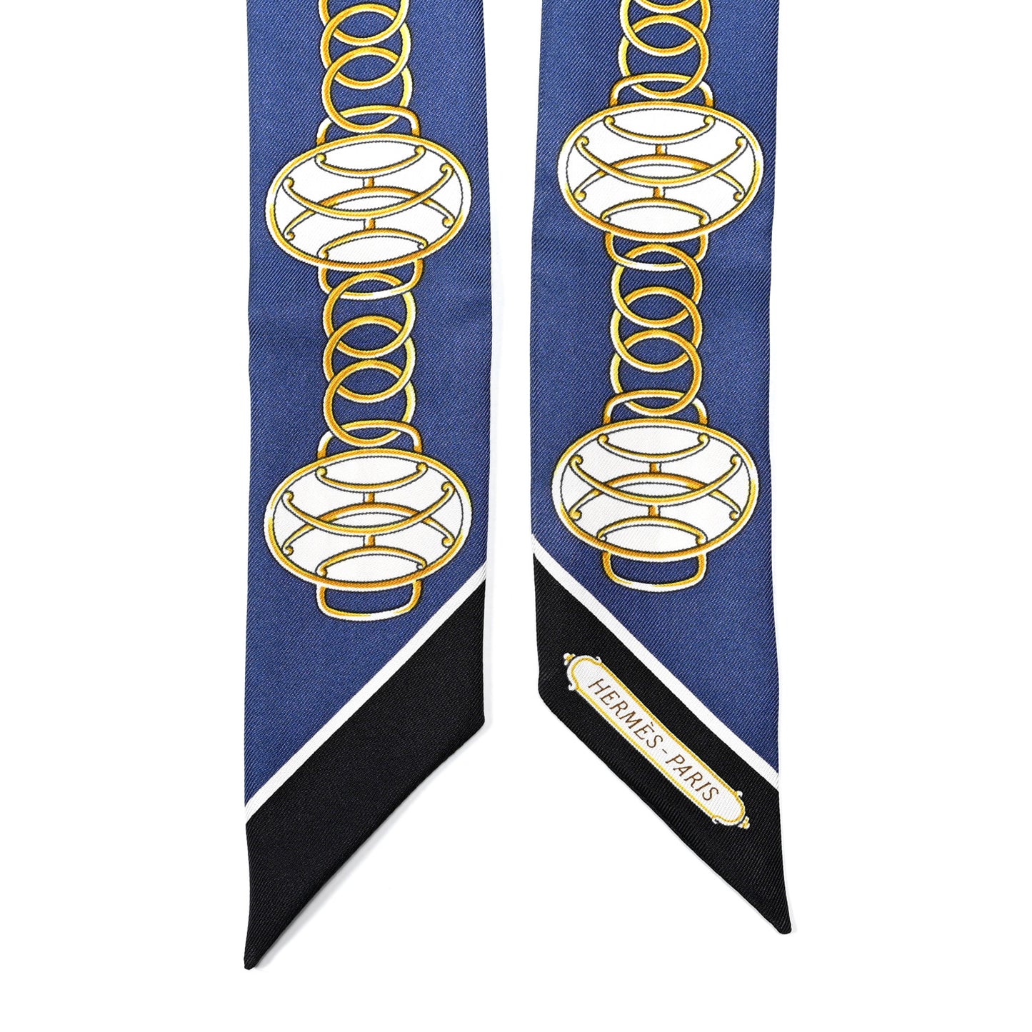 Silk Lift Profile Twilly Marine Black Gold