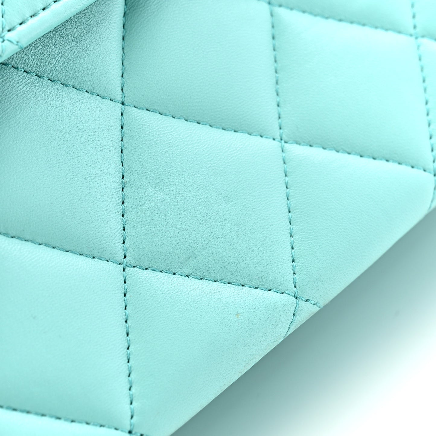 Lambskin Quilted Small Trendy CC Dual Handle Flap Bag Blue