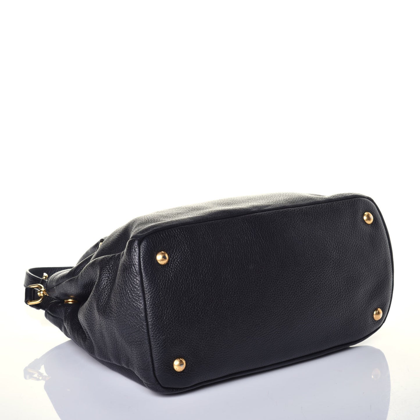 Vitello Daino Tote Nero Black
