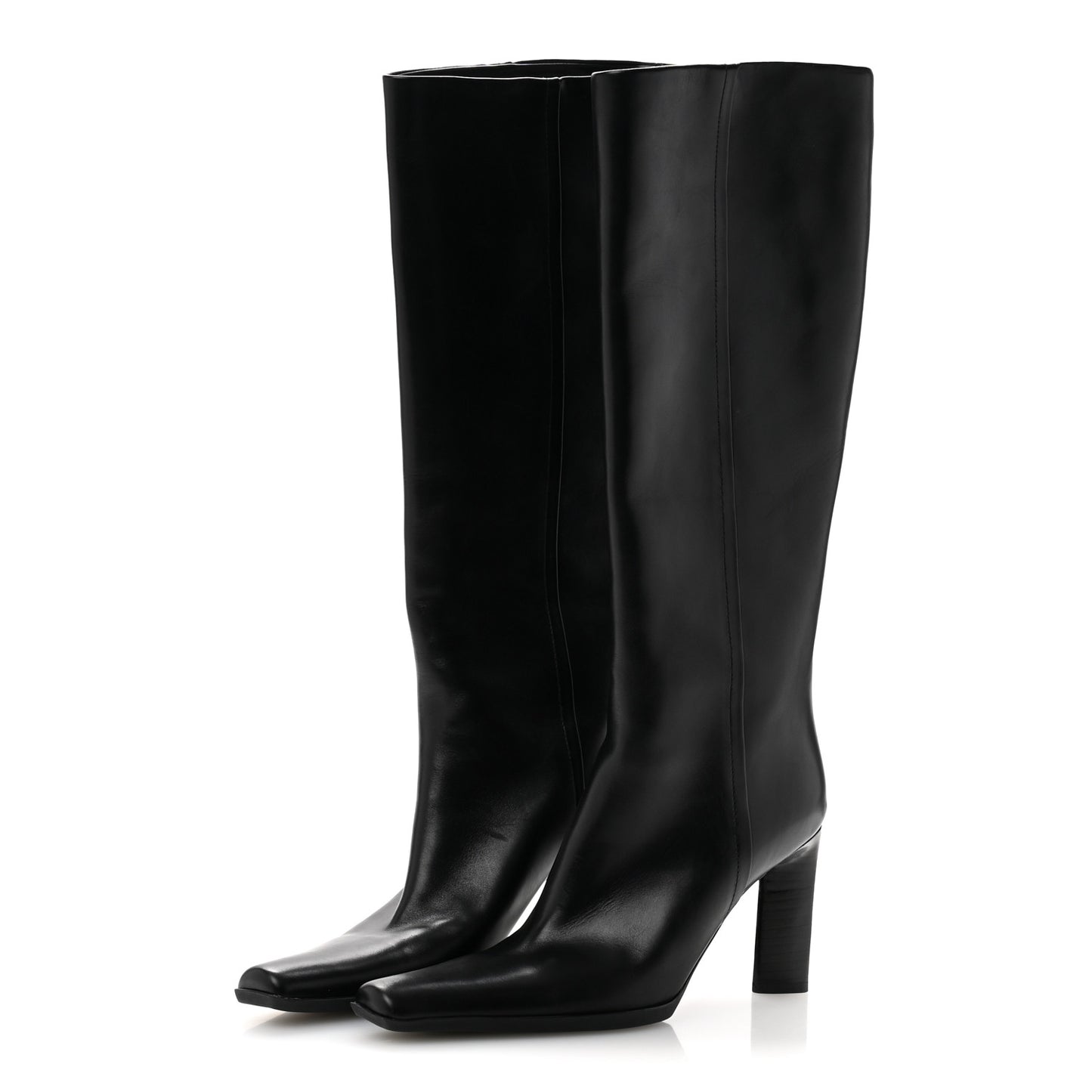 Vitello Knee High Boots 36 Black
