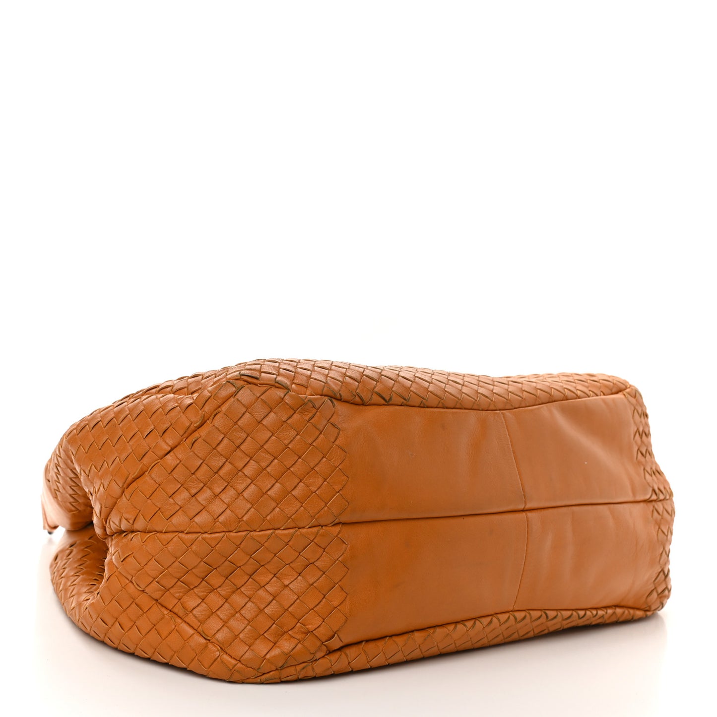 Nappa Intrecciato Medium Campana Hobo Topaz
