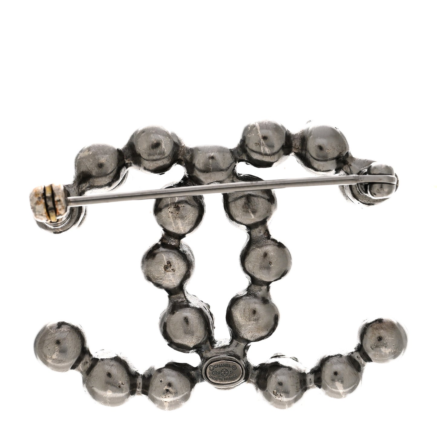 Ruthenium Crystal CC Brooch