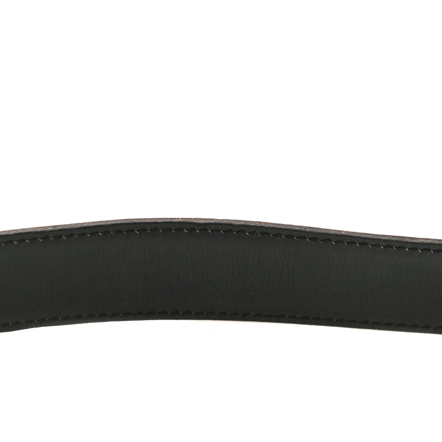 Box Courchevel 32mm H Belt 74 Black Gold