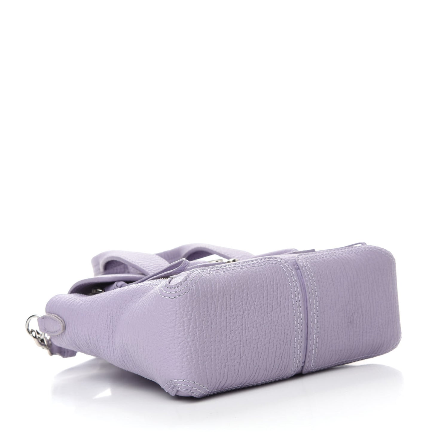 Textured Calfskin Mini Pashli Satchel Lilac