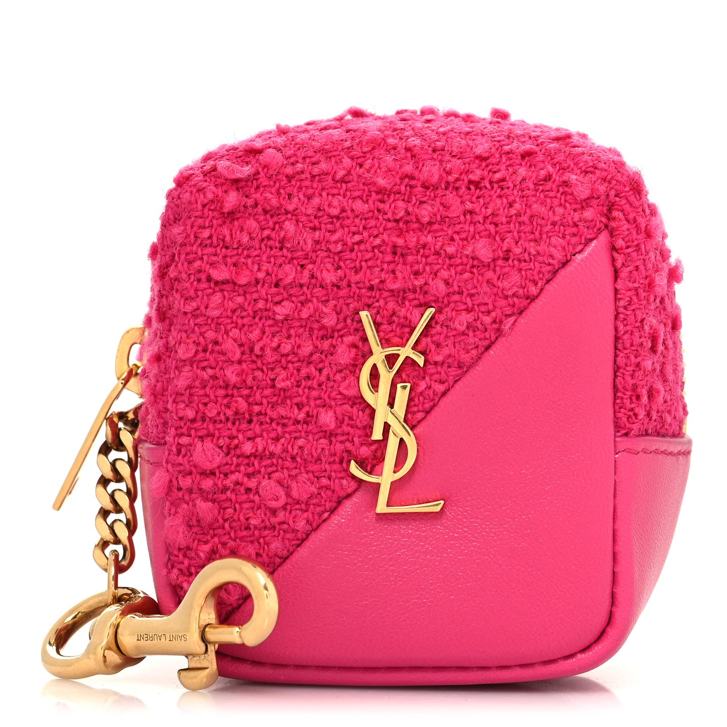 Boucle Jaime Cube Charm Keychain Magenta