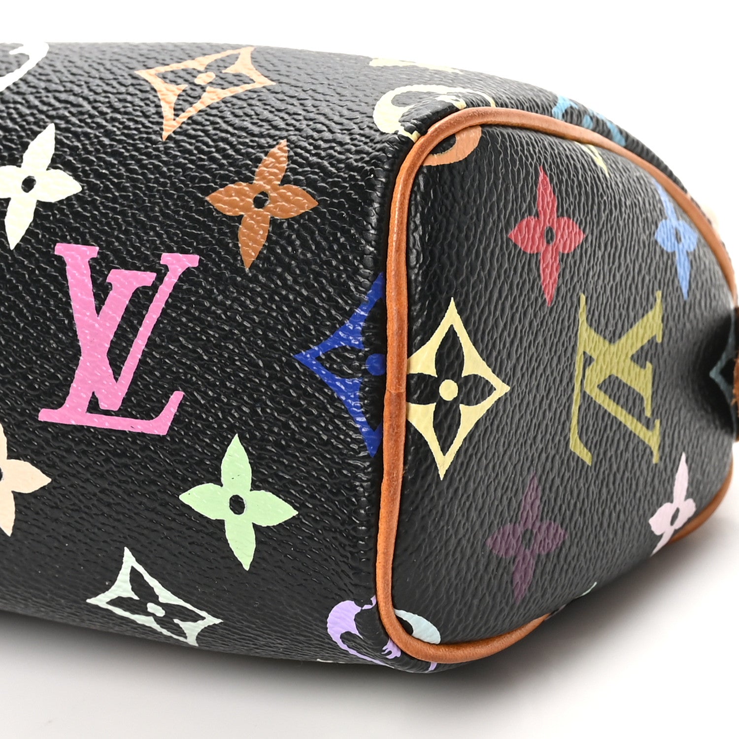Louis Vuitton Monogram Multicolor Mini Sac HL Speedy Black 9 of 10