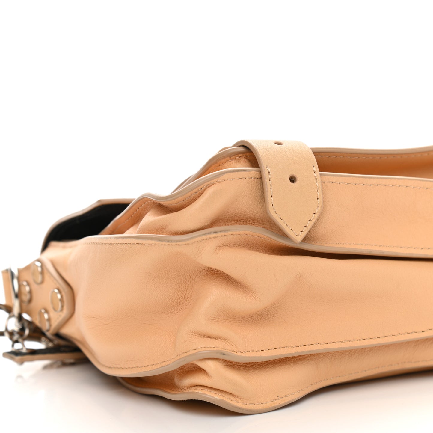 Lambskin PS1 Mini Pouch Messenger Beige