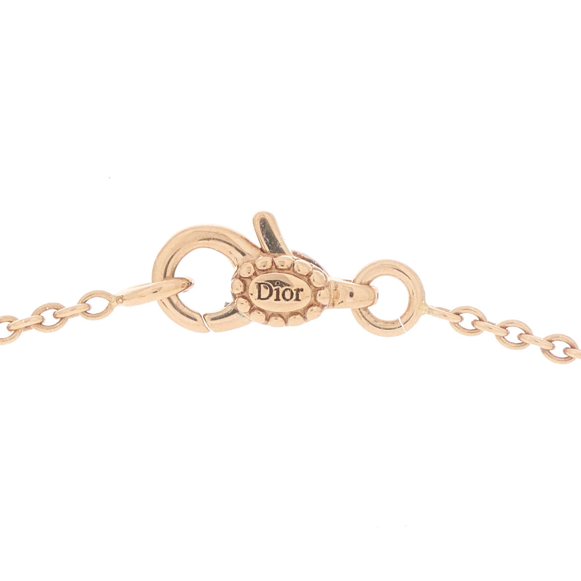 Christian Dior 18K Rose Gold Diamond XS Rose Des Vents Necklace 4 of 6