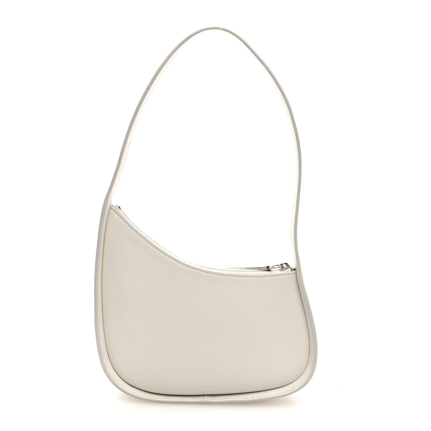 The Row Smooth Calfskin Half Moon Shoulder Bag New Ivory 1 of 10