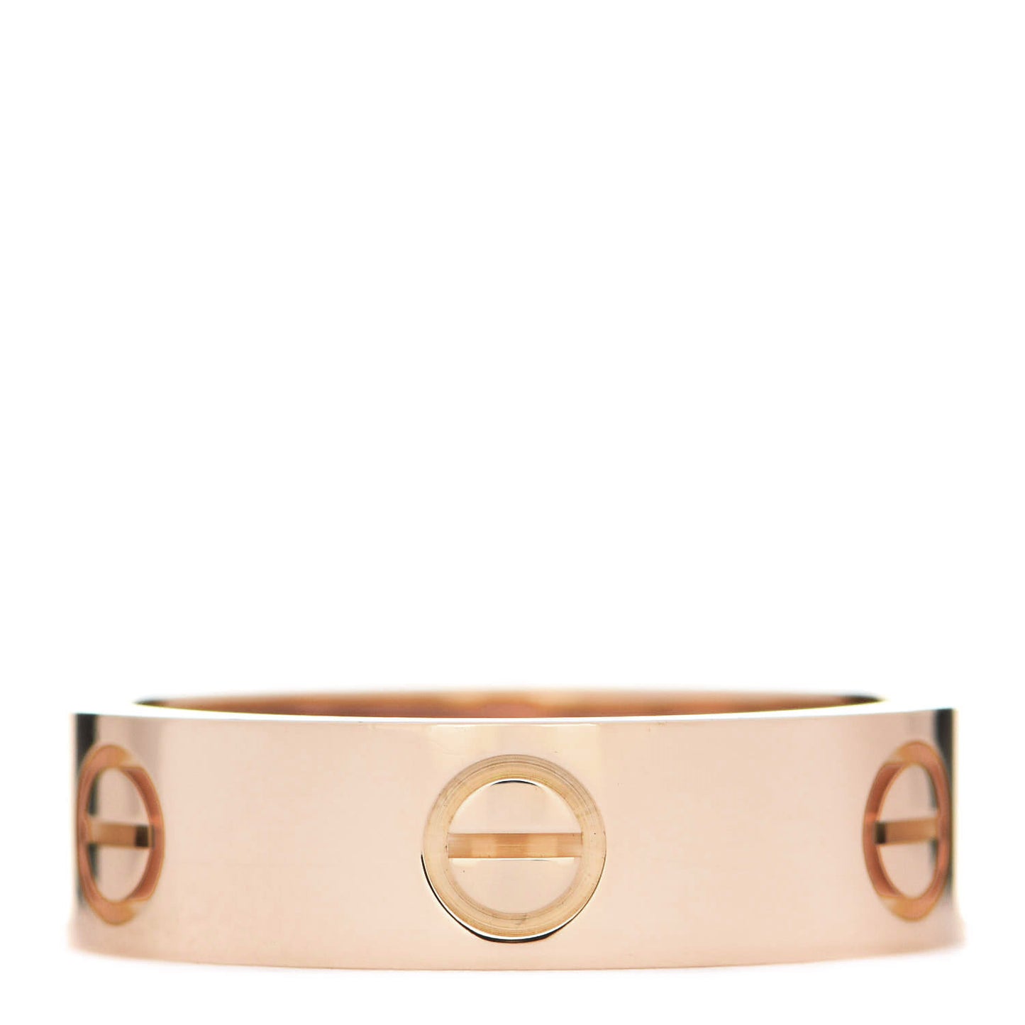 18K Pink Gold 5.5mm LOVE Ring 56 7.5