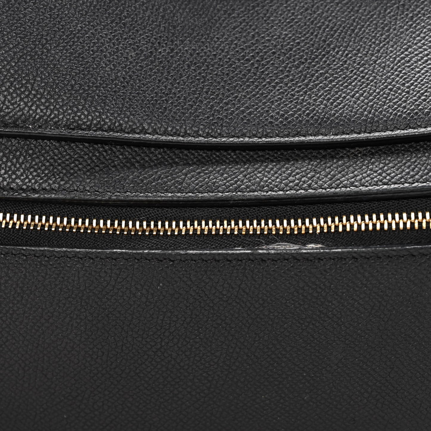 Grained Calfskin Small Belt Bag Black