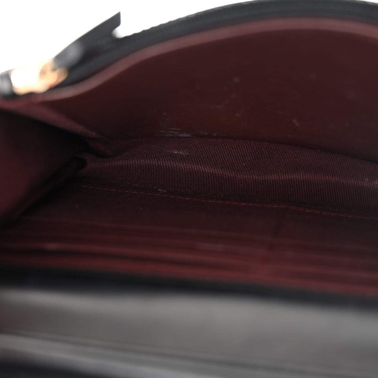 Lambskin Quilted Wallet On Chain WOC Black