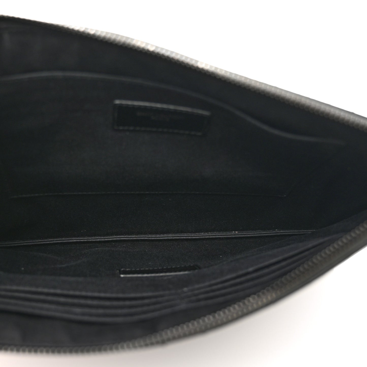 Calfskin Crocodile Embossed Monogram iPad Case Black