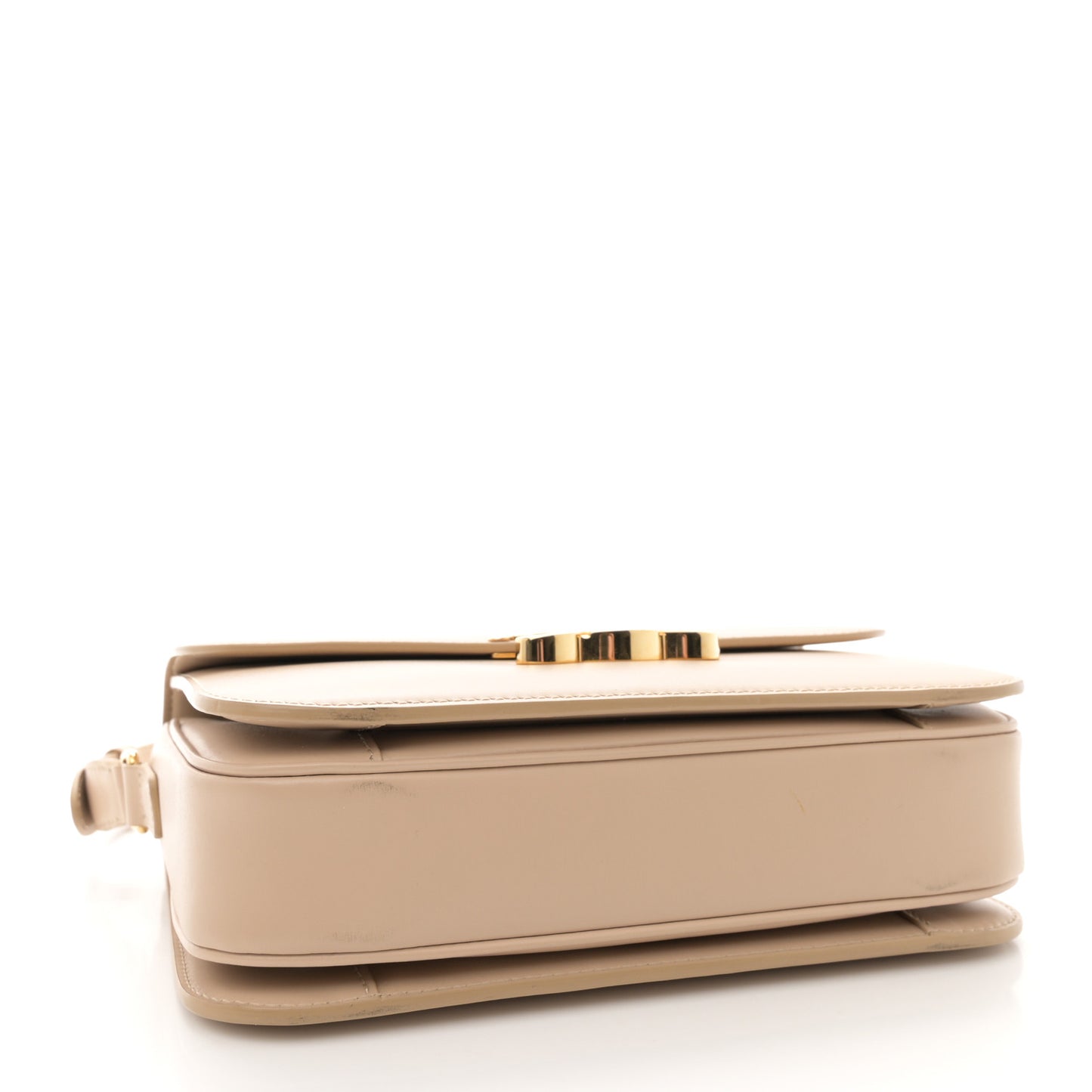Shiny Calfskin Medium Triomphe Nude