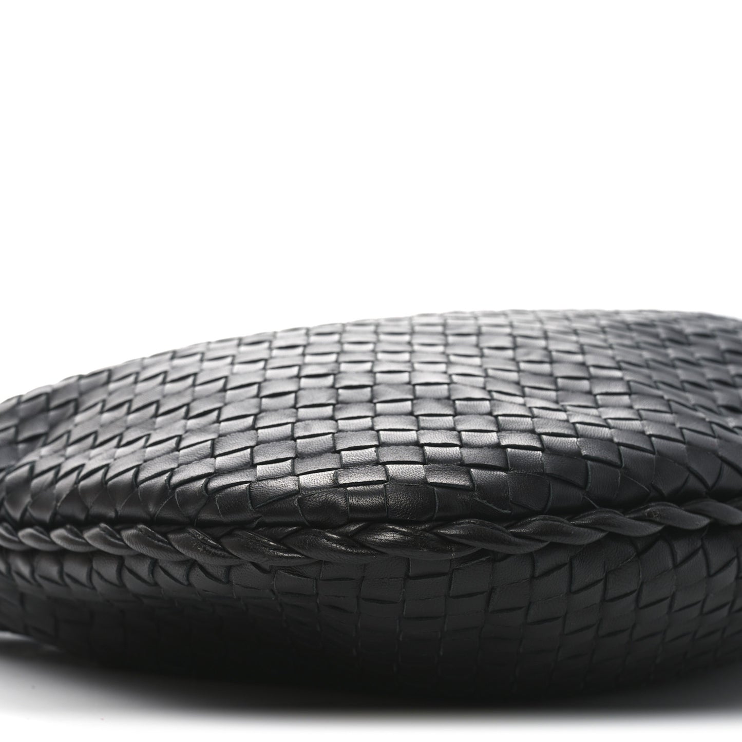 Nappa Intrecciato Medium Veneta Hobo Black