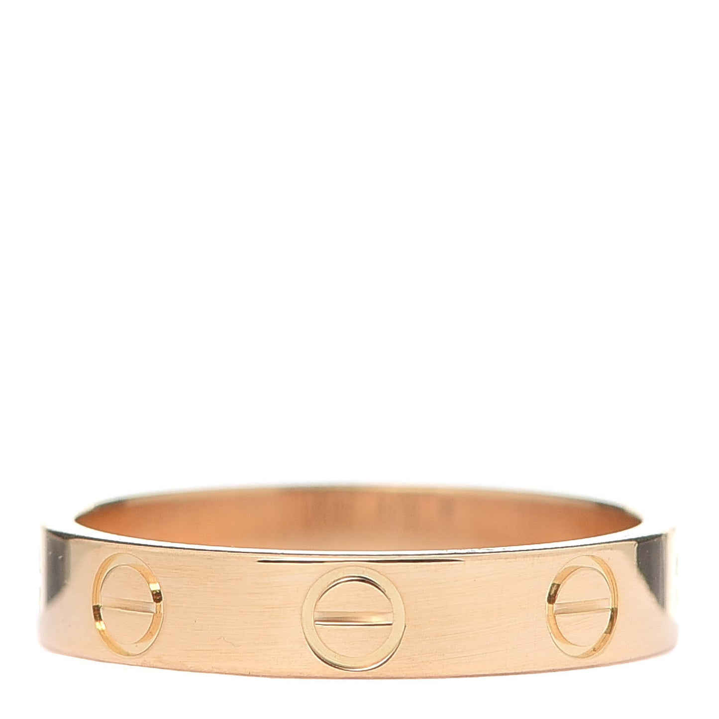 18K Yellow Gold 3.5mm LOVE Wedding Band Ring 51 5.75