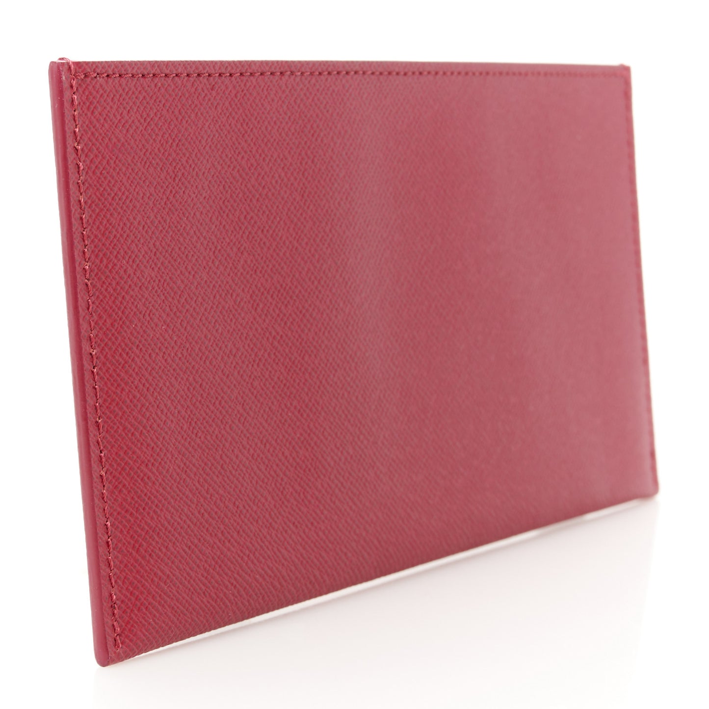 Calfskin Felicie Card Holder Insert Fuchsia