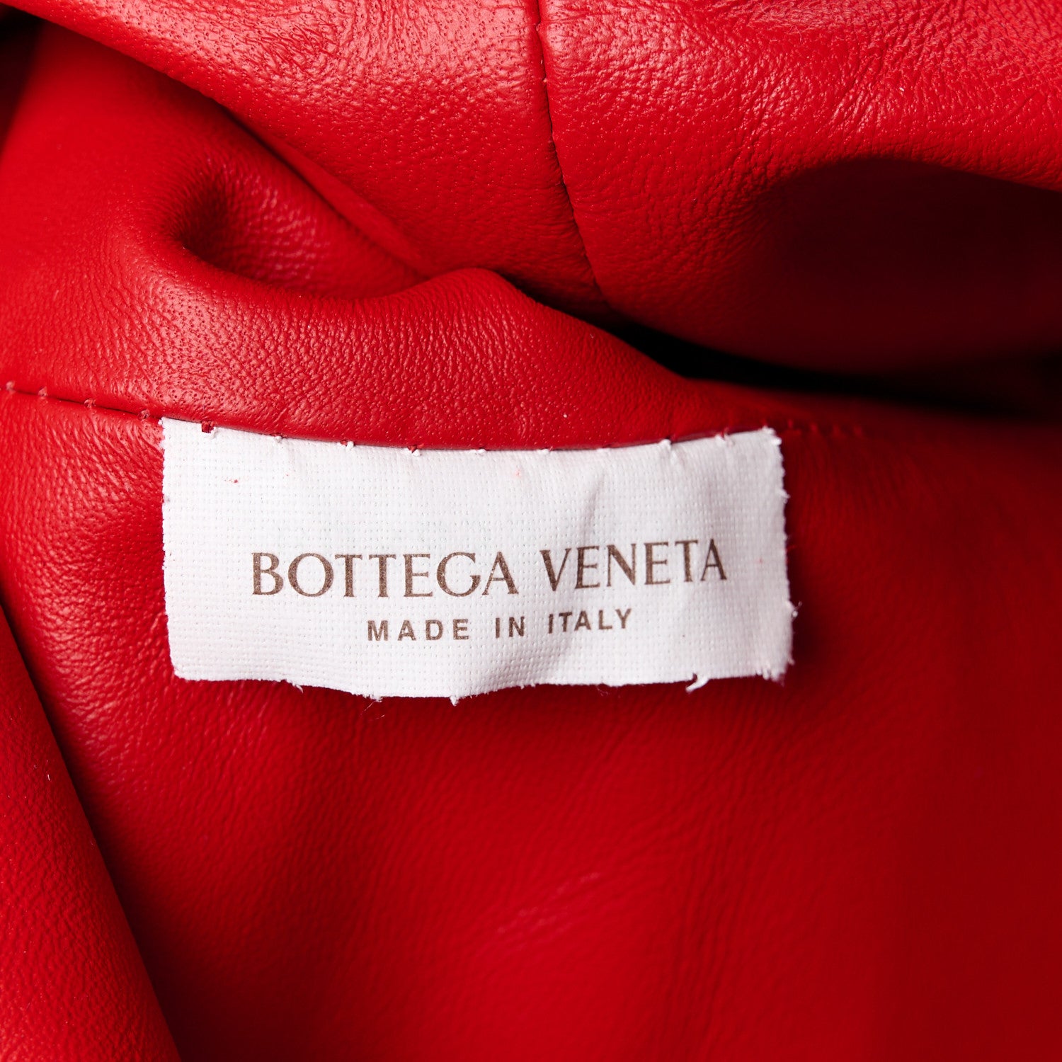 Bottega Veneta Nappa Maxi Intrecciato The Pouch Oversized Clutch Bright Red 8 of 11