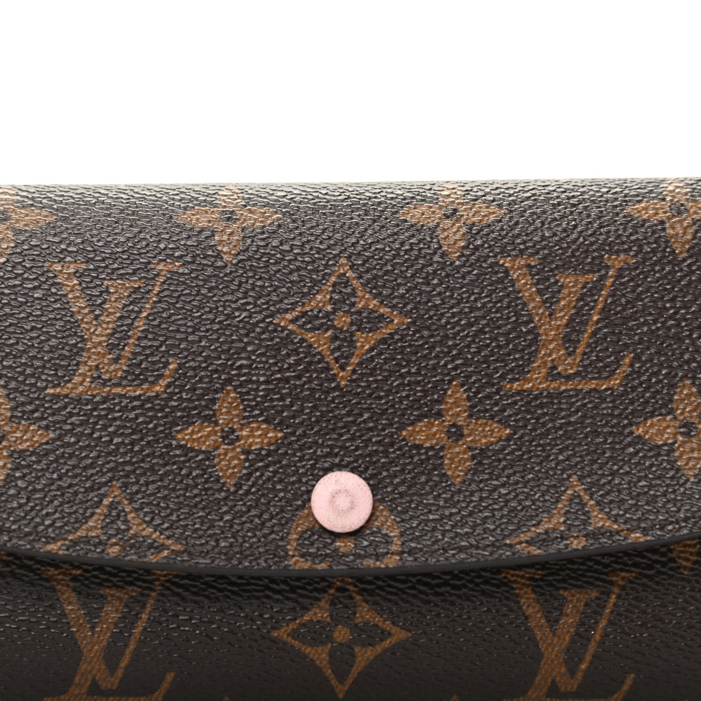 Monogram Emilie Wallet Rose Ballerine