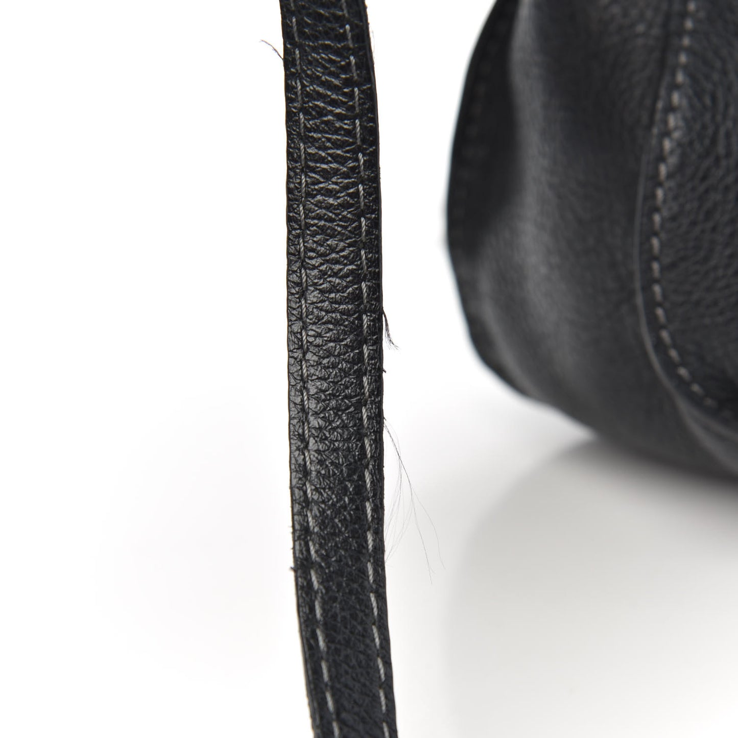 Calfskin Small Marcie Satchel Black