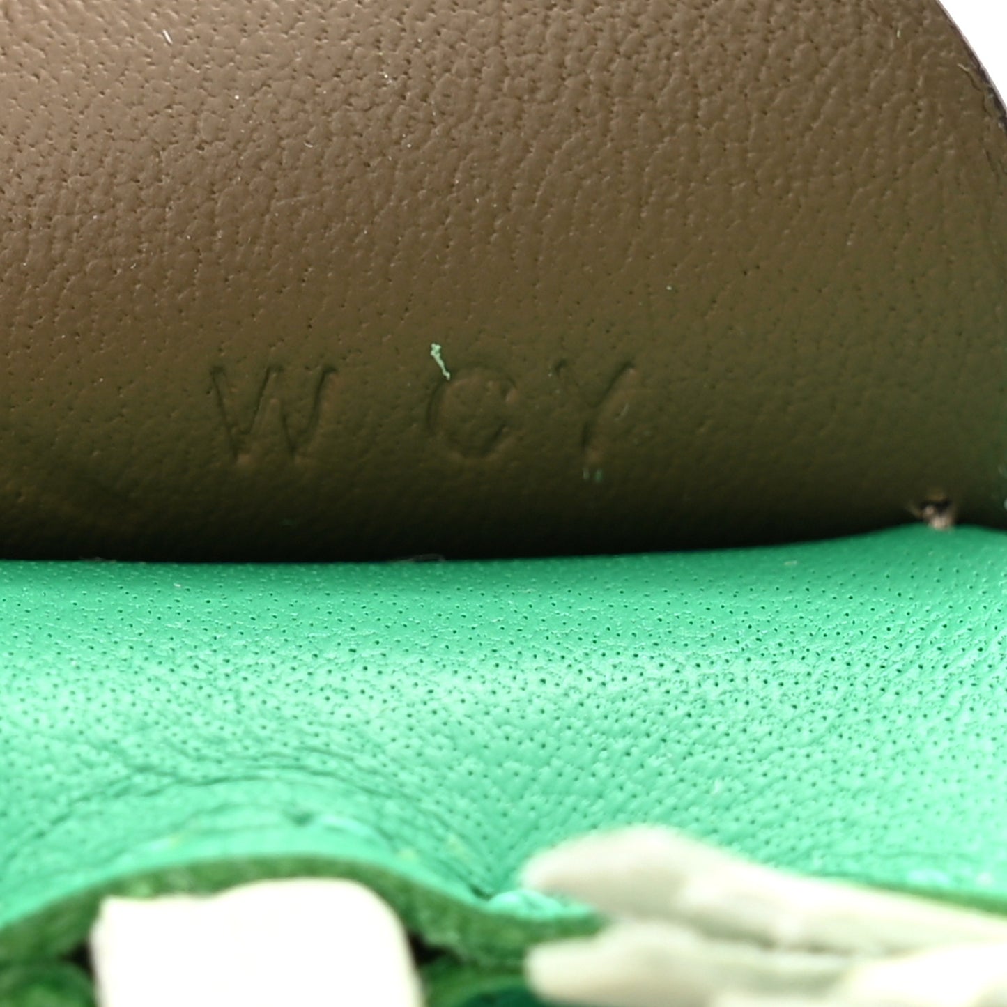 Milo Lambskin Grigri Rodeo Pegase Horse Bag Charm PM Menthe Vert Fizz Etoupe