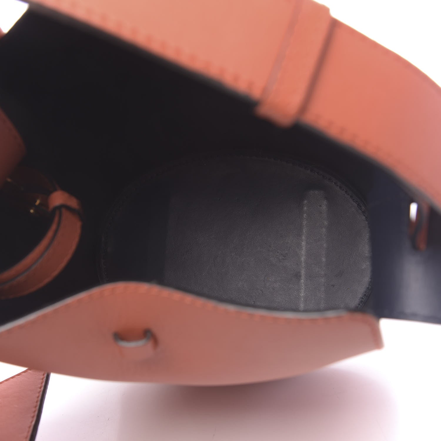 Burberry Supple Calfskin Small Bucket Orange 7 of 20