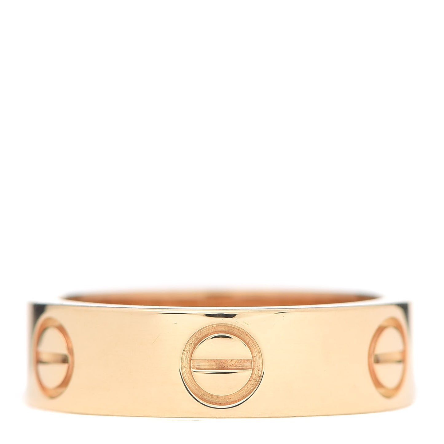 18K Yellow Gold 5.5mm LOVE Ring 53 6.25