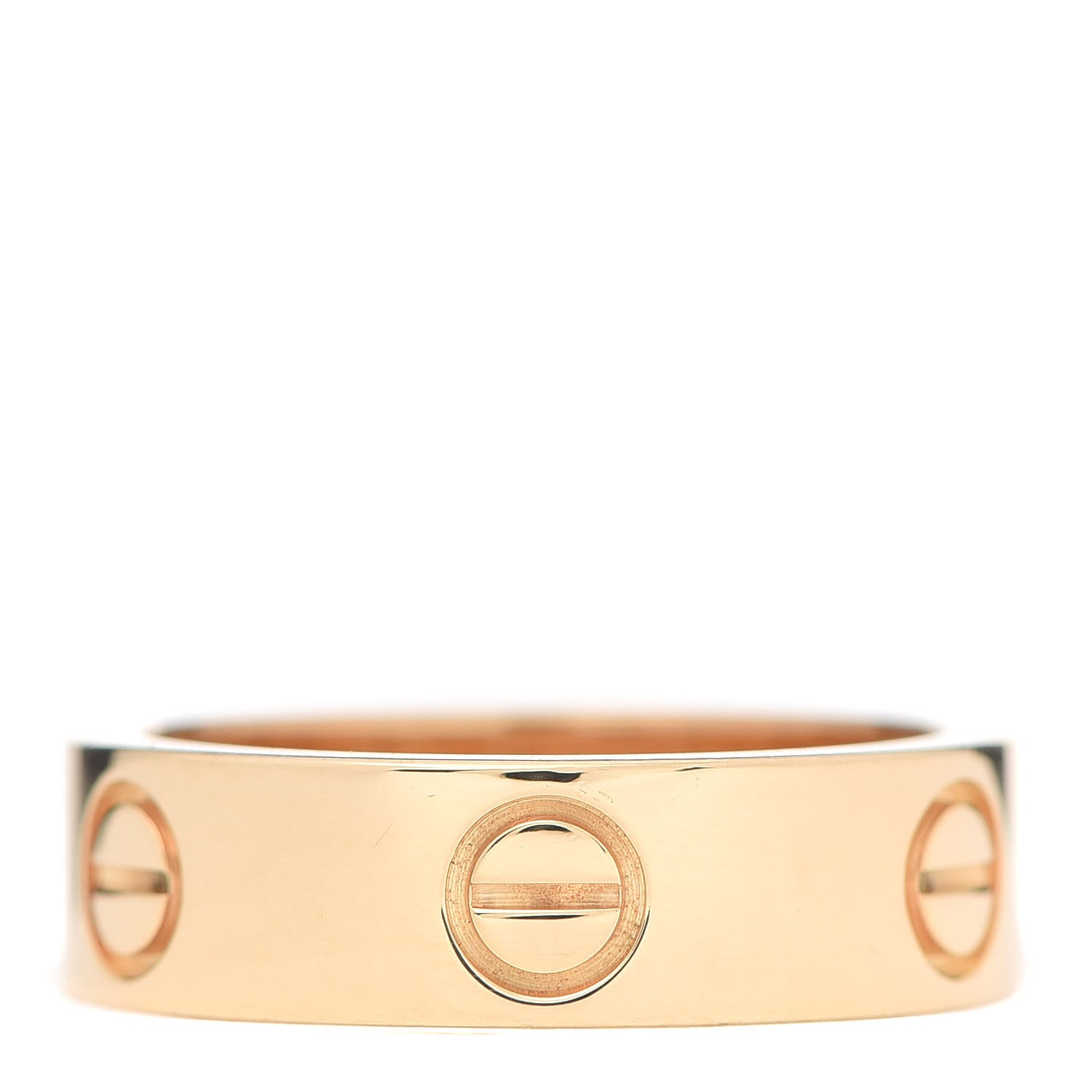 Cartier 18K Yellow Gold 5.5mm LOVE Ring 53 6.25 1 of 5
