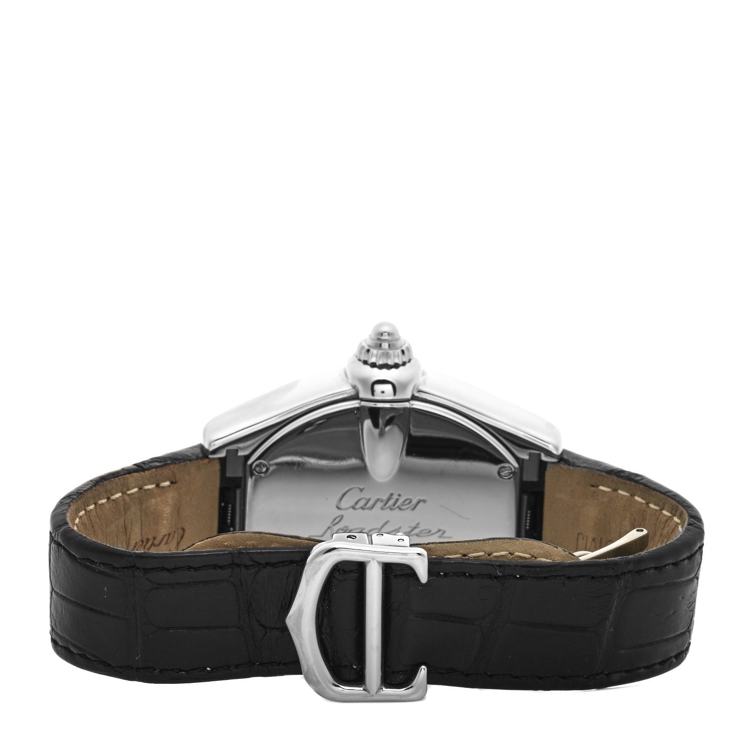 Cartier Stainless Steel Alligator 42mm Roadster GMT Automatic Watch 3 of 4