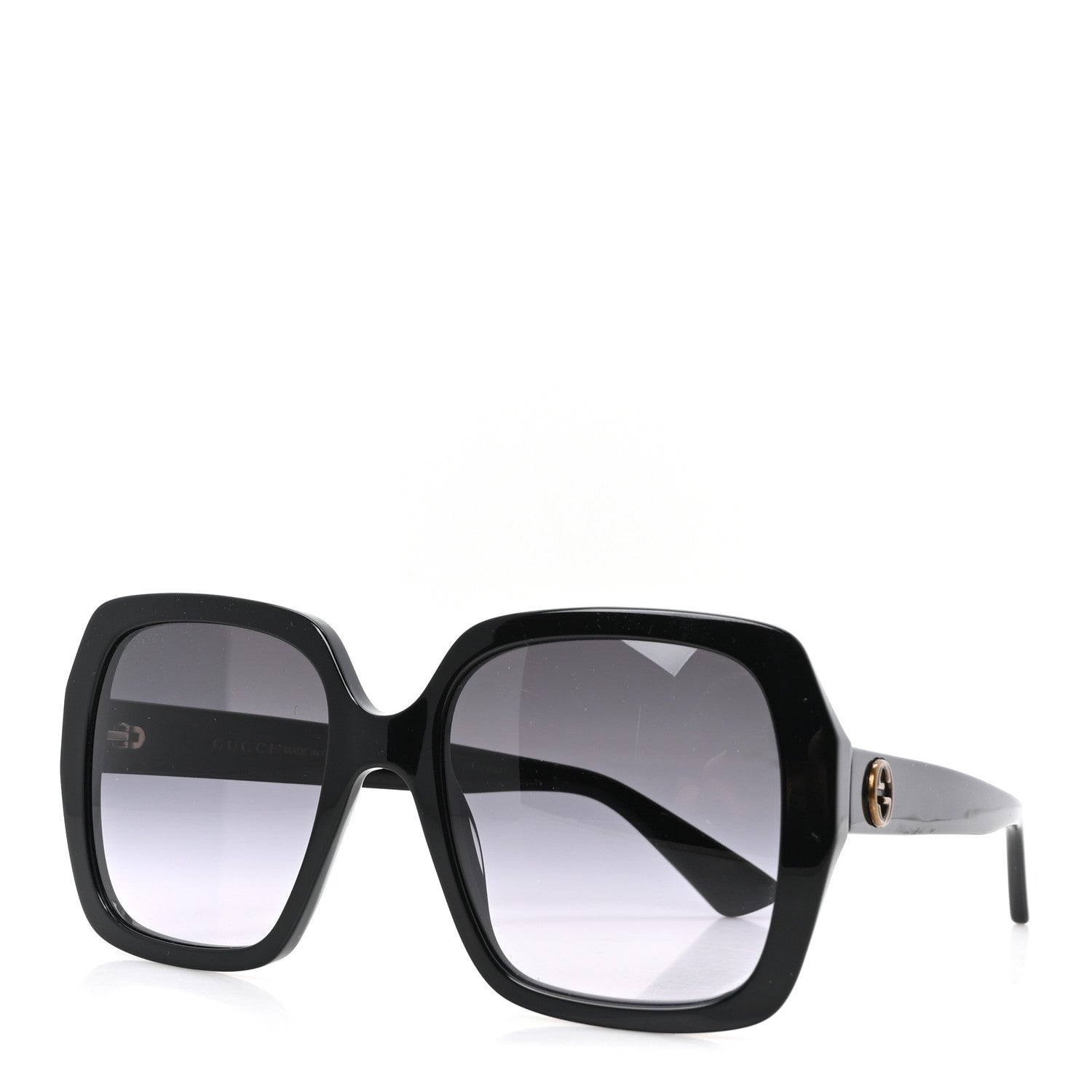 Gucci Acetate Square Frame GG0096S Sunglasses Black 1973156