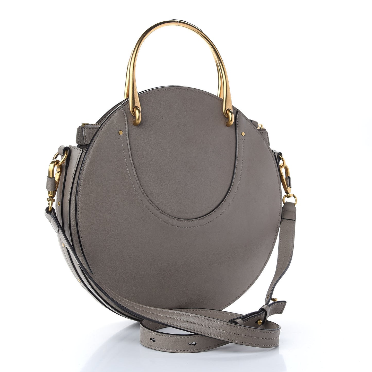 Calfskin Suede Medium Pixie Bag Motty Grey