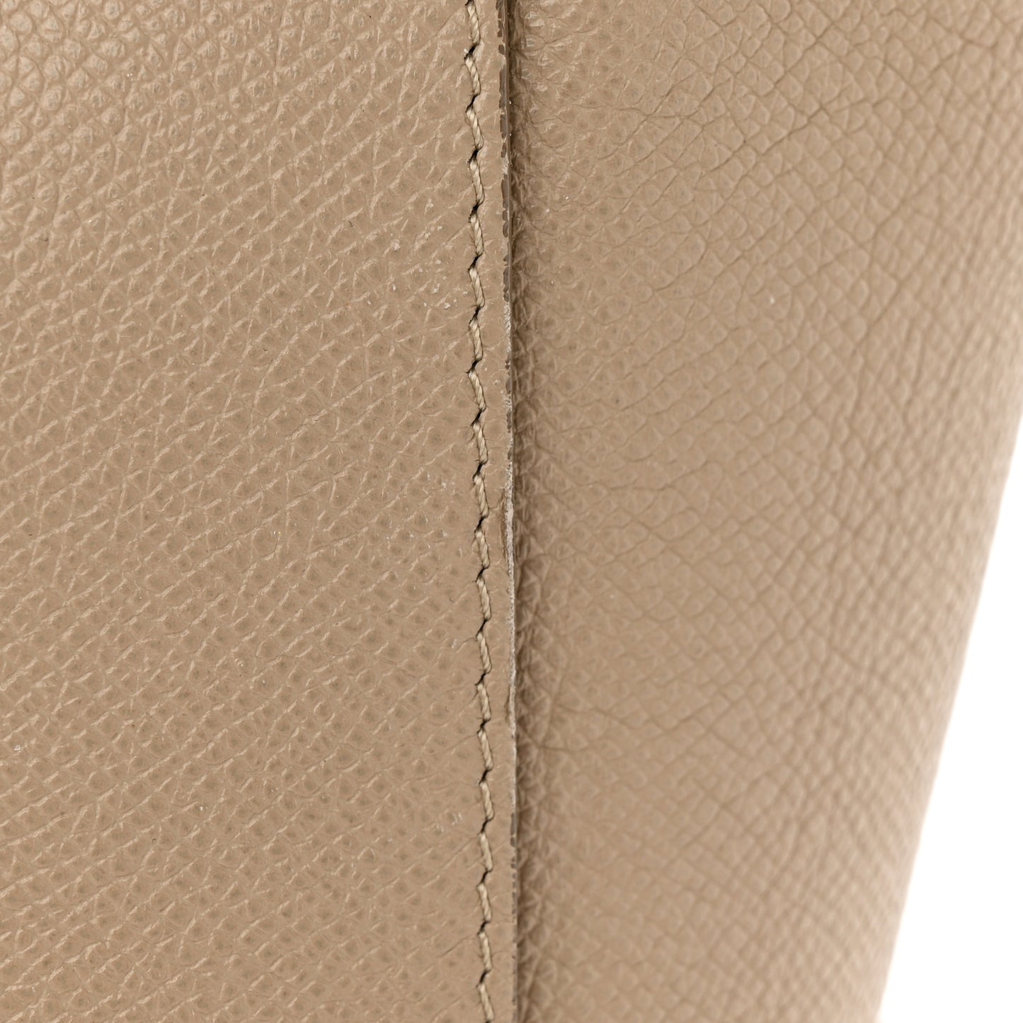 Grained Calfskin Micro Belt Bag Light Taupe