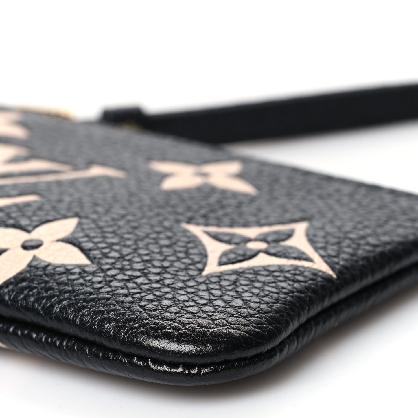 Empreinte Monogram Giant Key Pouch Black Beige