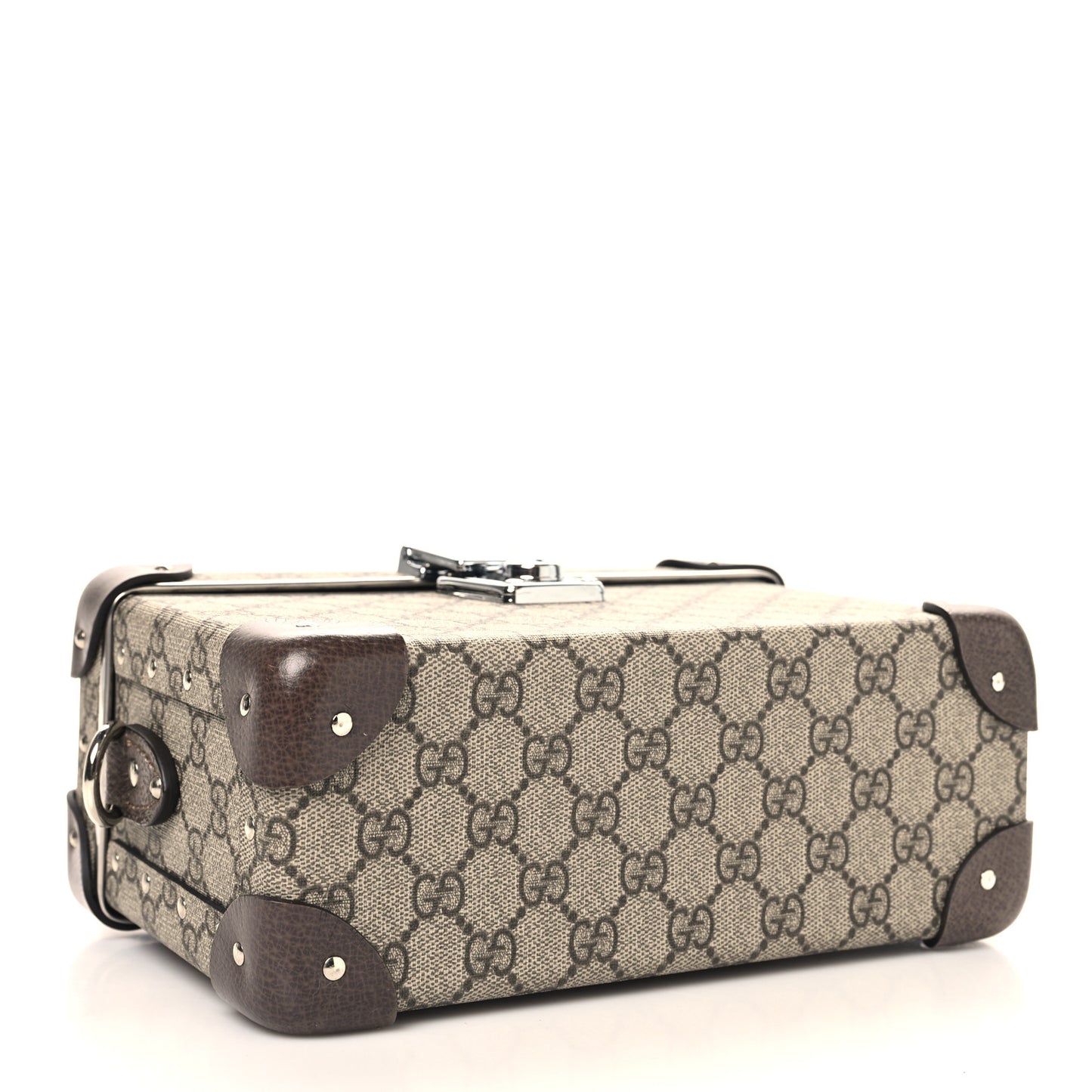 GG Supreme Monogram Globe-Trotter Beauty Case Brown